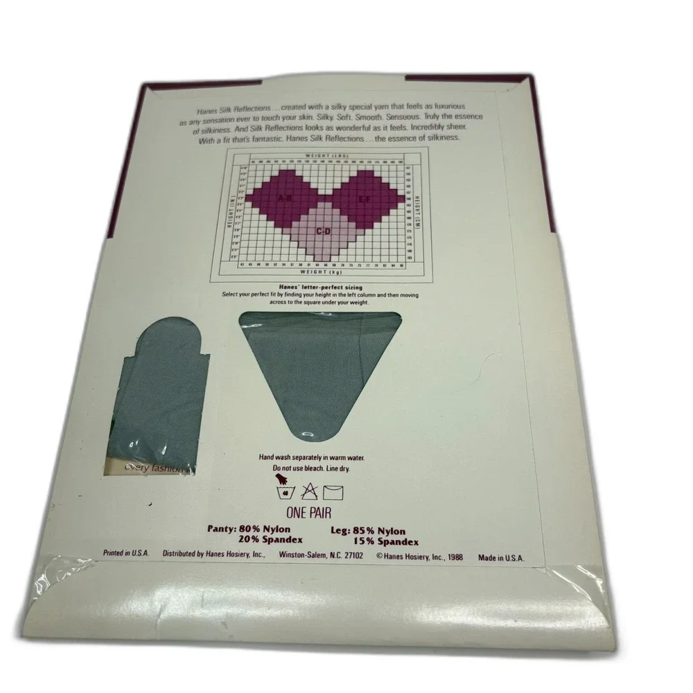 Hanes Silk Reflections Vintage Women's Silky Control Top Pantyhose-Grey Mist AB